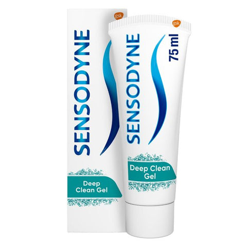 12x Sensodyne Deep Clean Gel Tandpasta 75ml