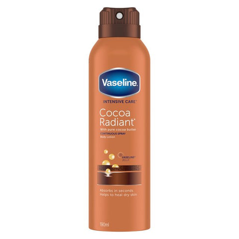 6x Vaseline Cocoa Radiant Bodylotion Spray 190ml