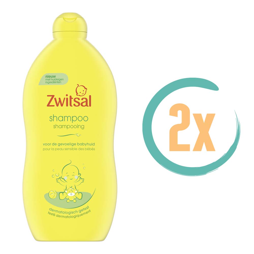 2x Zwitsal Shampoo Gevoelige Babyhuid 700ml, VoordeligInslaan.nl