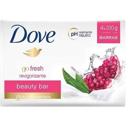Dove Go Fresh Granaatappel Zeepstuk 4x100gr