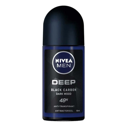 Nivea Deep Black Carbon Darkwood Deoroller - Deodorant