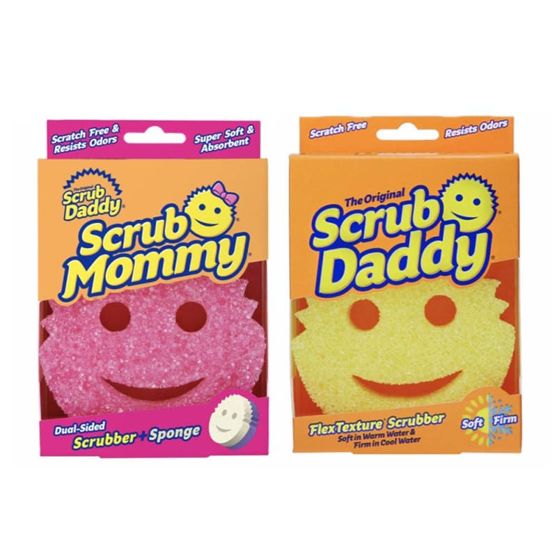 The Orginal Scrub Daddy & Mommy Duopack - Sponzen en