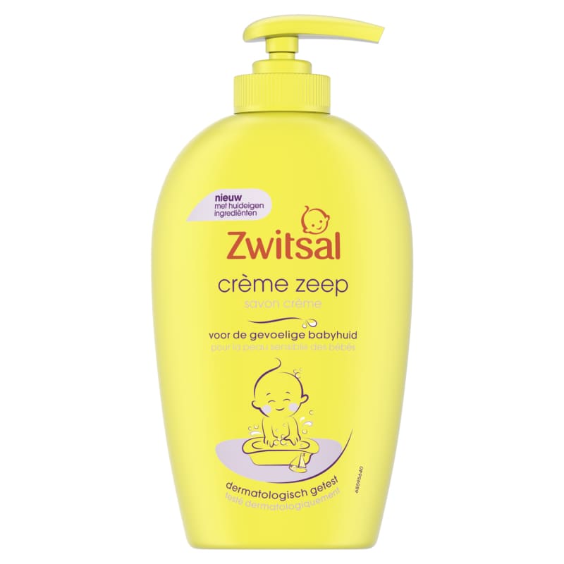 Zwitsal Creme Zeep Gevoelige Babyhuid - Baby in bad